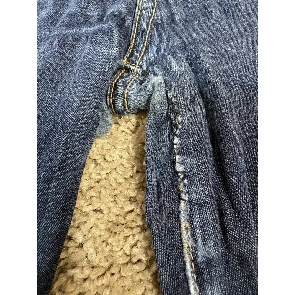 7 For‎ All Mankind Dark Wash Stretch Mid Rise The Skinny Denim Jeans sz 28 - Picture 7 of 11